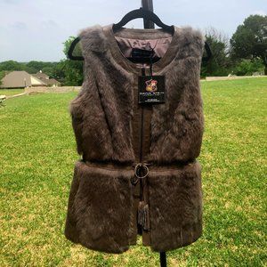 Dana Stein Rabbit Fur Vest